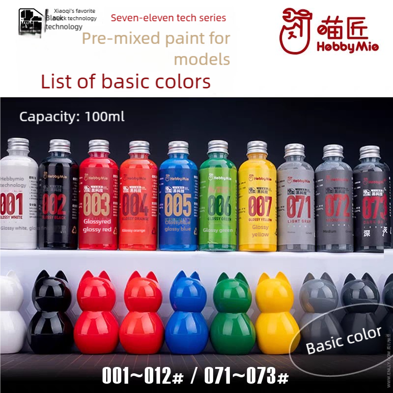 Metallic Spray Paint - 100ML Hobby Mio Acrylic Paints Basic