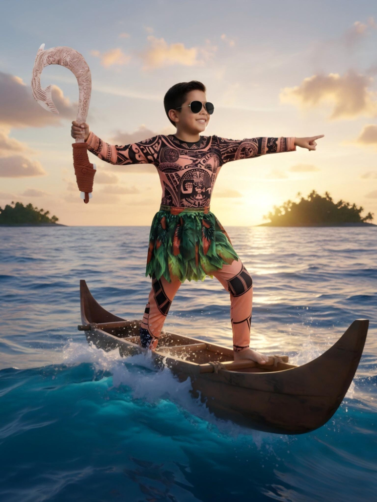 Summer Moana Maui Kids Boys Co - Cosplay Prop Pattern recensione e prezzo