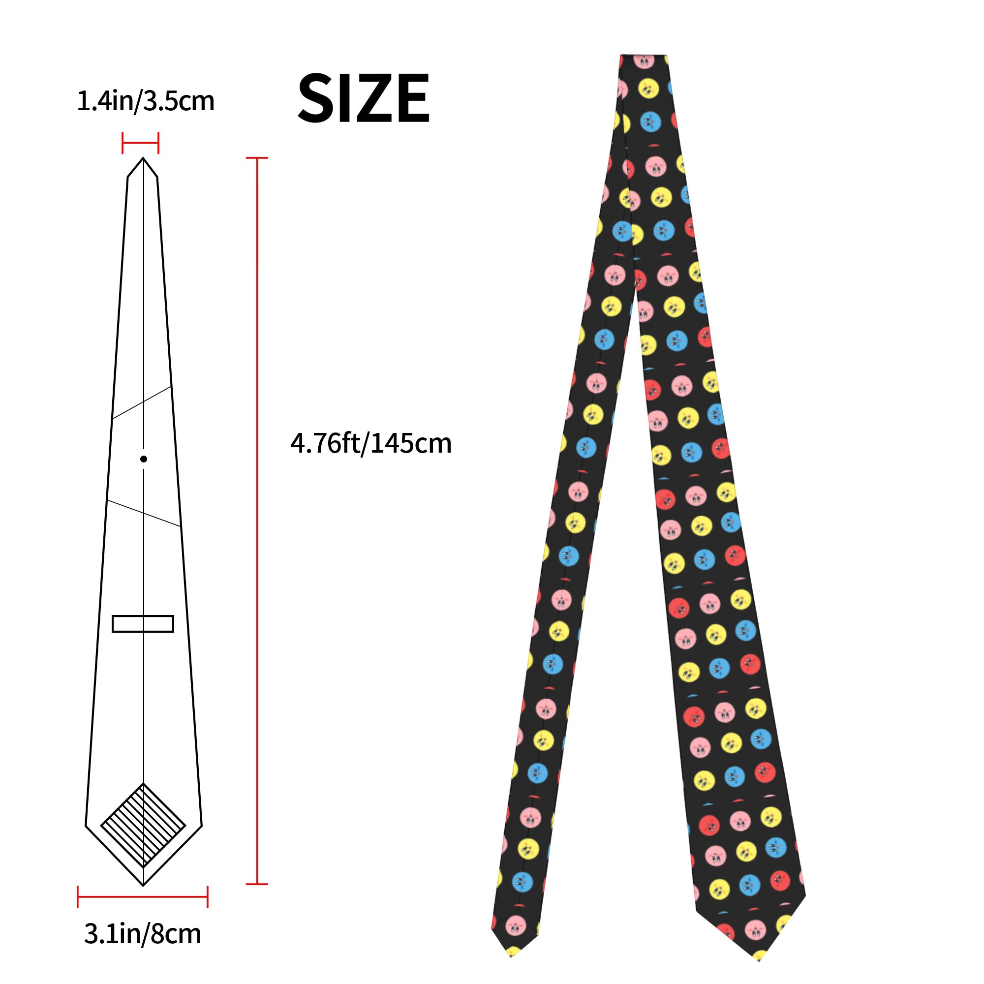 Rolling Kirby Pattern Neckties - Cosplay Prop Pattern recensione e prezzo