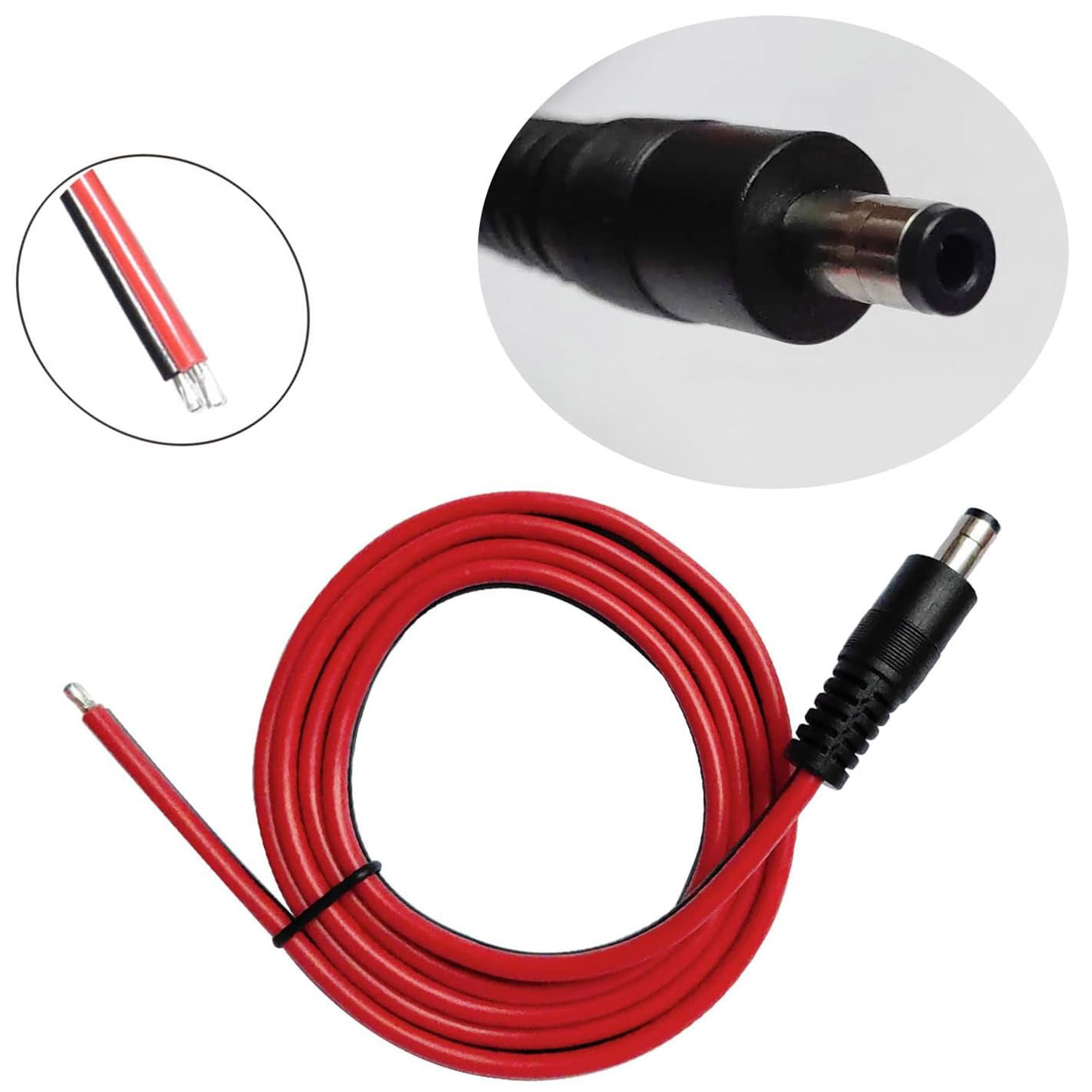 1pc 14AWG DC Power Supply 5.5m - Led El Wire recensione e prezzo