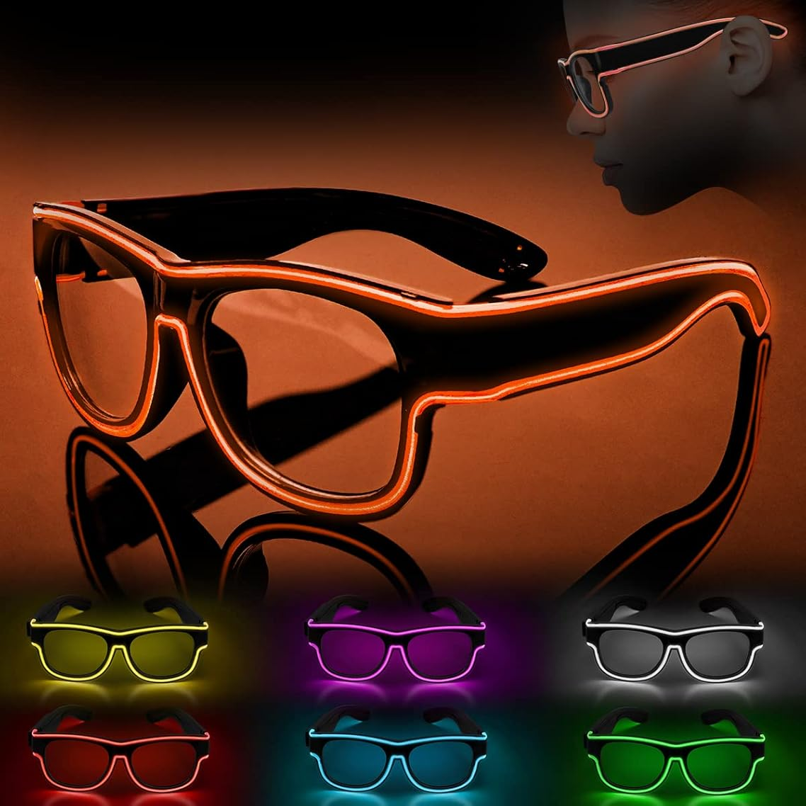 Neon LED Glowing Sunglasses Co - Led El Wire recensione e prezzo