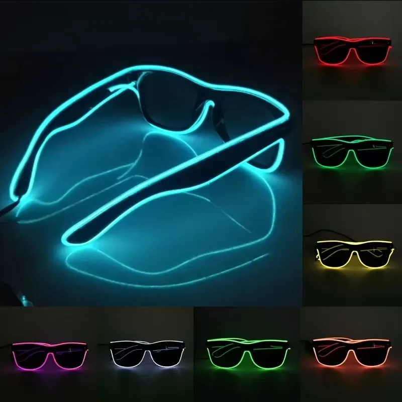 Neon LED Glowing Sunglasses Co - Led El Wire recensione e prezzo