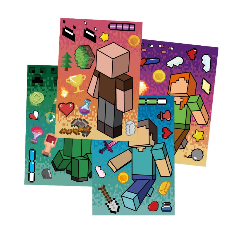 8PCS Hot Game Minecrafts Serie - Cosplay Prop Diy recensione e prezzo