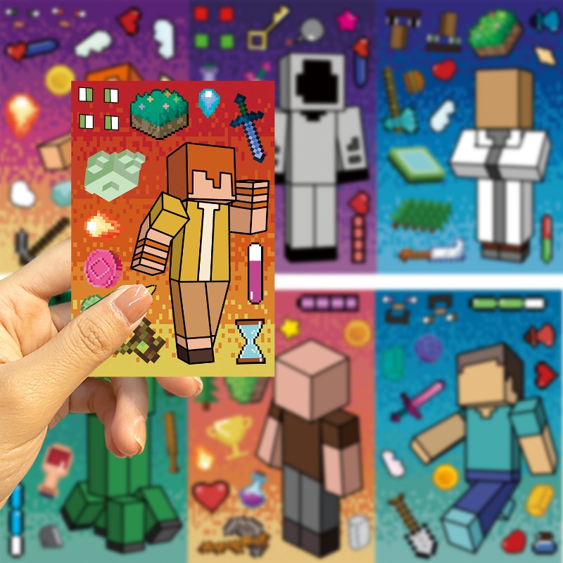 8PCS Hot Game Minecrafts Serie - Cosplay Prop Diy recensione e prezzo