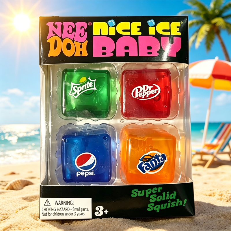 Squishy Schylling NeeDoh Nice  - Cosplay Fire Prop recensione e prezzo