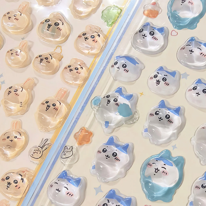 Chiikawa 3D Cute Relief Sticke - Cosplay Prop Diy recensione e prezzo