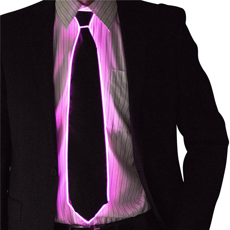 Men Glowing Tie EL Wire Neon L - Led El Wire recensione e prezzo