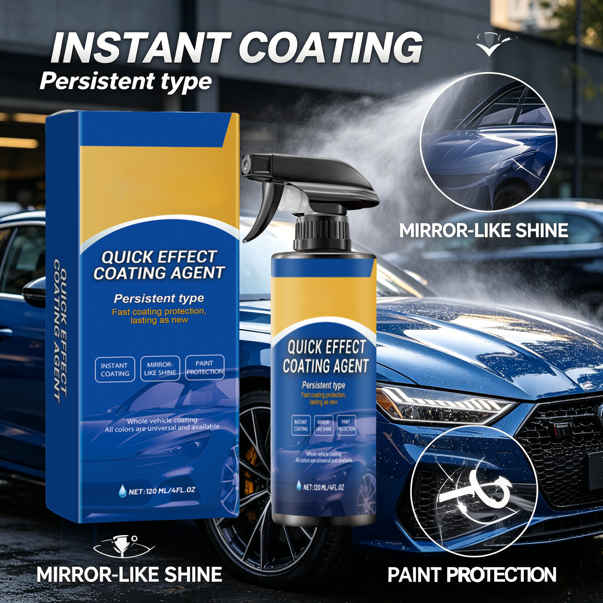 Car Quick Coating Agent Spray  - Metallic Spray Paint recensione e prezzo