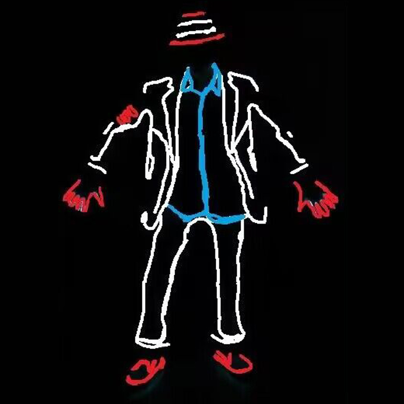 EL Wire Glowing Jazz Dance Cos - Led El Wire recensione e prezzo