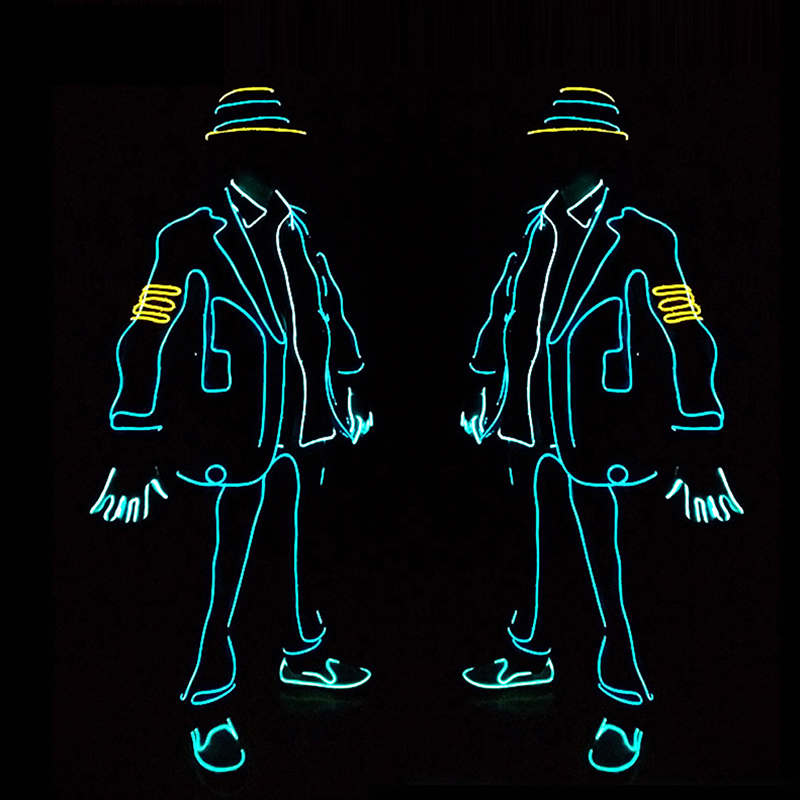 EL Wire Glowing Jazz Dance Cos - Led El Wire recensione e prezzo