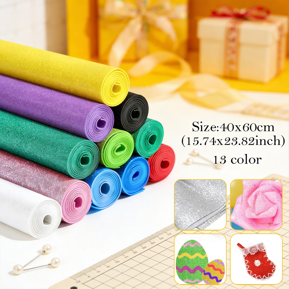 1pcs Sparkling Golds EVA Foam  - Craft Foam Roll recensione e prezzo