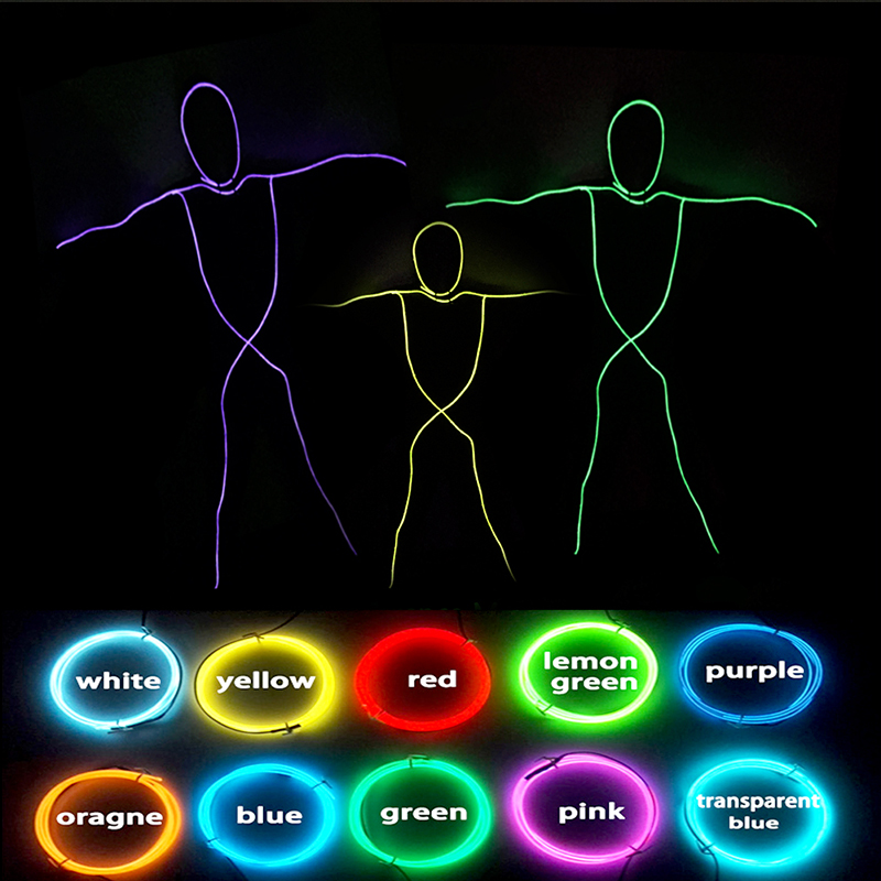 EL Wire Suit Clothings LED Cos - Led El Wire recensione e prezzo