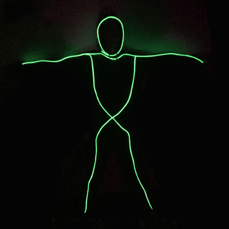 EL Wire Suit Clothings LED Cos - Led El Wire recensione e prezzo