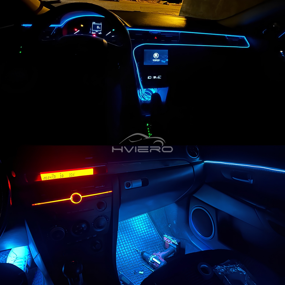 1/2/3/5M Car Interior Atmosphe - Led El Wire recensione e prezzo