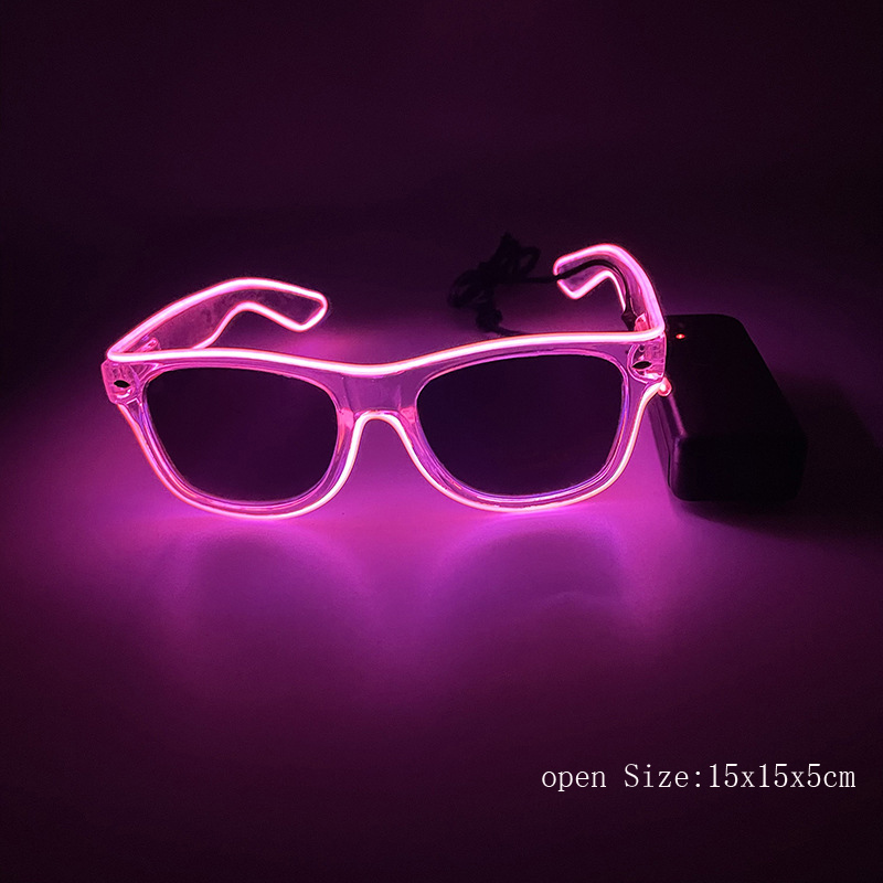 1Pcs Led Glasses Neon Glow Sun - Led El Wire recensione e prezzo