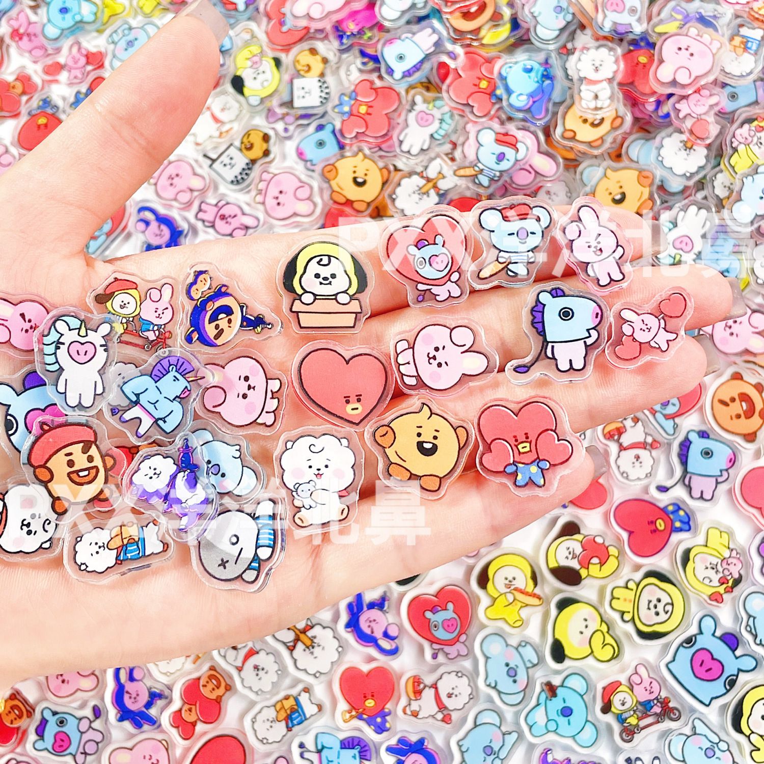 100pcs BT21 BTS single-layer 2 - Cosplay Prop Diy recensione e prezzo