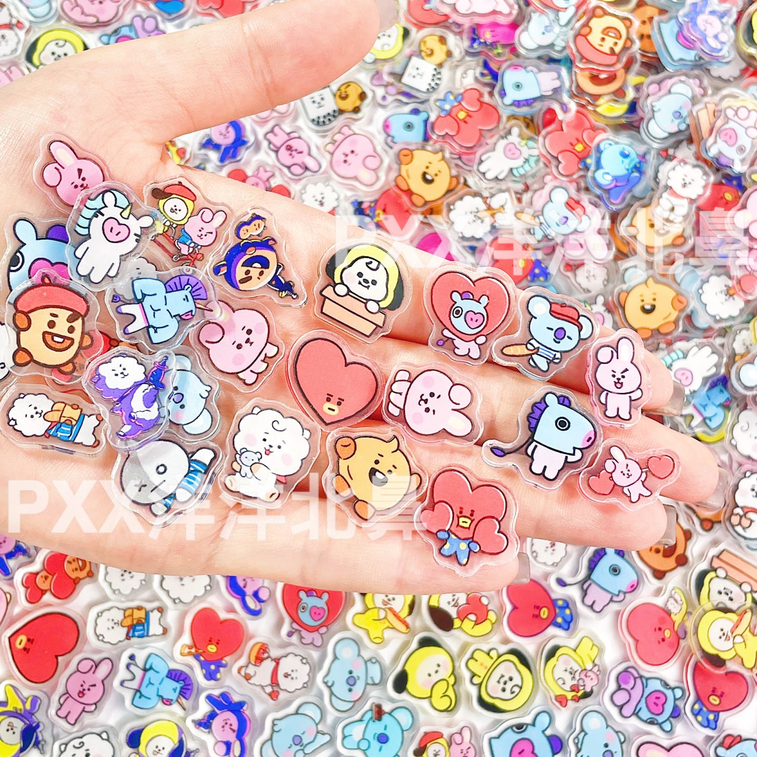 100pcs BT21 BTS single-layer 2 - Cosplay Prop Diy recensione e prezzo