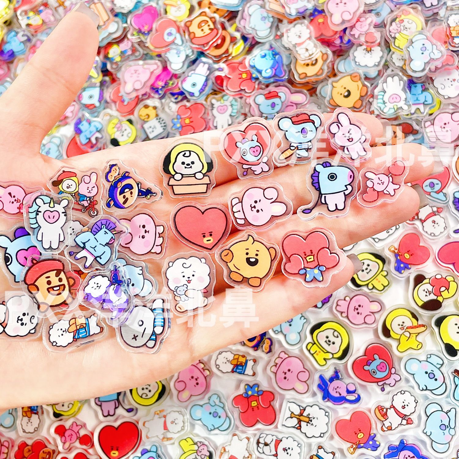 100pcs BT21 BTS single-layer 2 - Cosplay Prop Diy recensione e prezzo