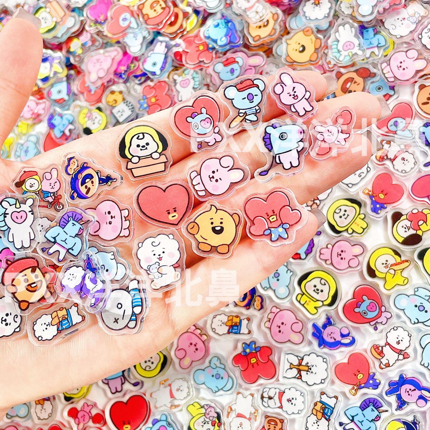 100pcs BT21 BTS single-layer 2 - Cosplay Prop Diy recensione e prezzo
